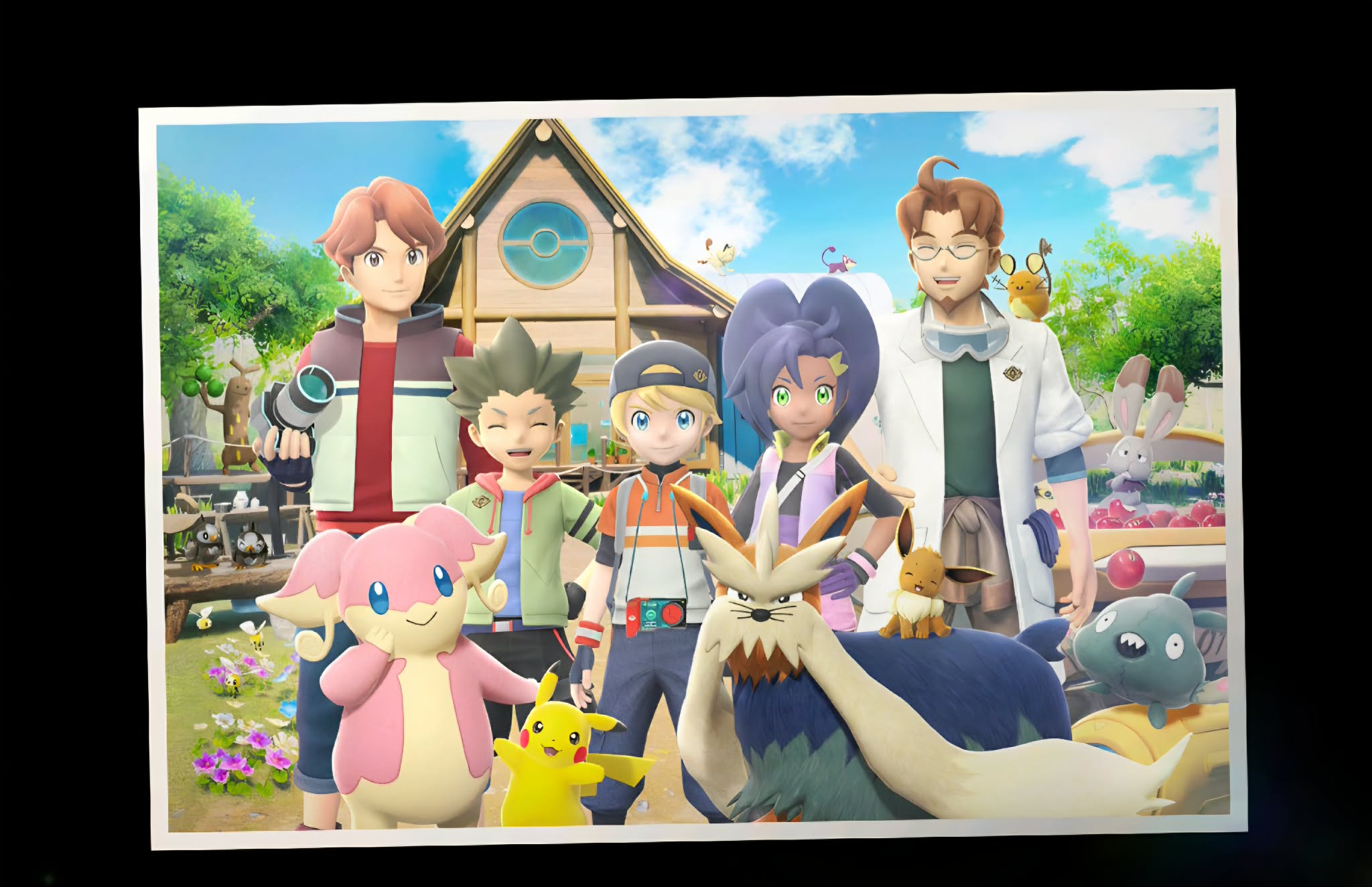 Pokemon Sleeping in the wild